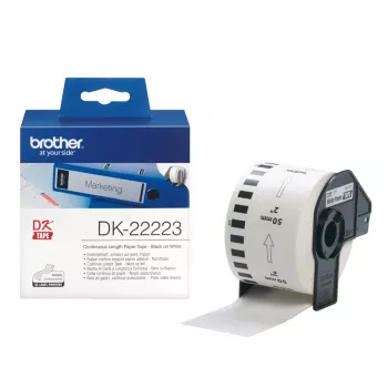 Etiqueta de impresora Brother DK-22223 blanca