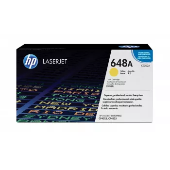 Tóner HP 648A amarillo original para LaserJet, 11000 páginas, amarillo, 1 ud.