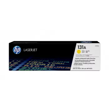 Tóner HP 131A amarillo original para LaserJet