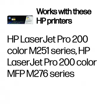 Tóner HP 131A amarillo original para LaserJet