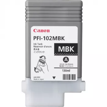 Cartucho de tinta Canon PFI-102MBK original negro mate