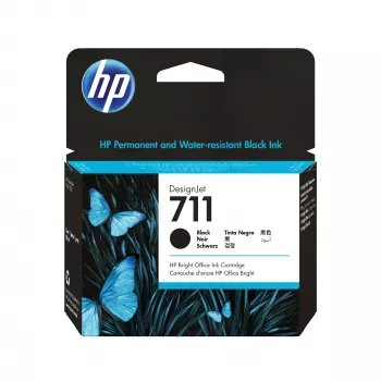 Cartucho de tinta HP 711 80 ml negro DesignJet