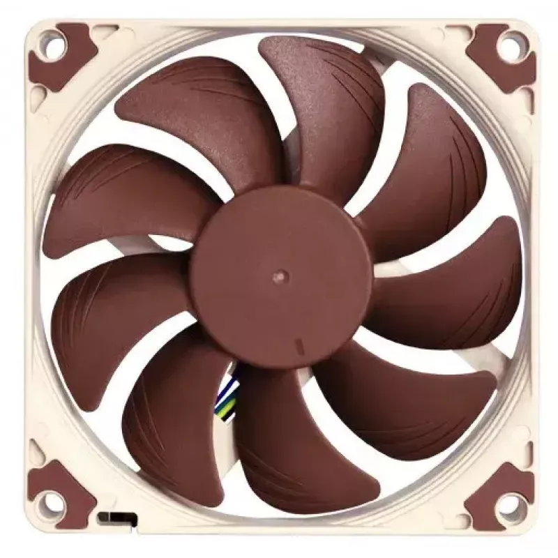 Noctua NF-A9x14 PWM ventilador de caja de perfil bajo, 92 mm, 300-2200 RPM, marrón
