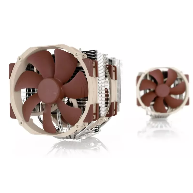 Disipador Noctua NH-D15 14 cm beige marrón acero 1500 rpm 140,2 m³/h