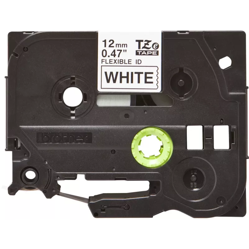 Cinta de rotular Brother TZE-FX231, negro sobre blanco TZ