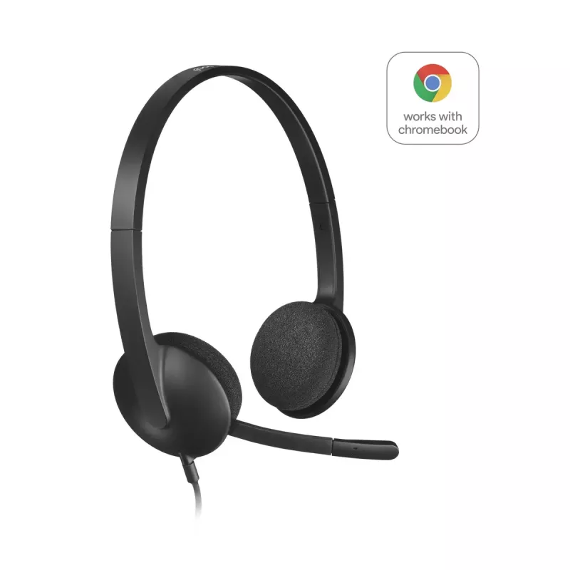 LOGITECH H340 - USB - auricular - negro