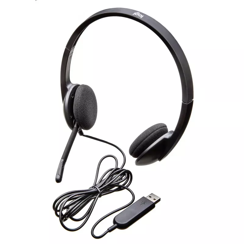LOGITECH H340 - USB - auricular - negro