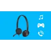 LOGITECH H340 - USB - auricular - negro