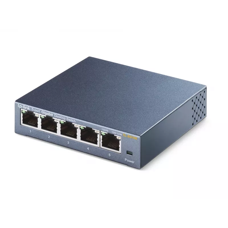 Switch no gestionado TP-Link TL-SG105 5 puertos 10/100/1000Mbps