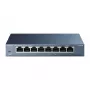 Switch de red de escritorio TP-Link 8 puertos 10/100/1000Mbps, no gestionado, Gigabit Ethernet (10/100/1000), full duplex