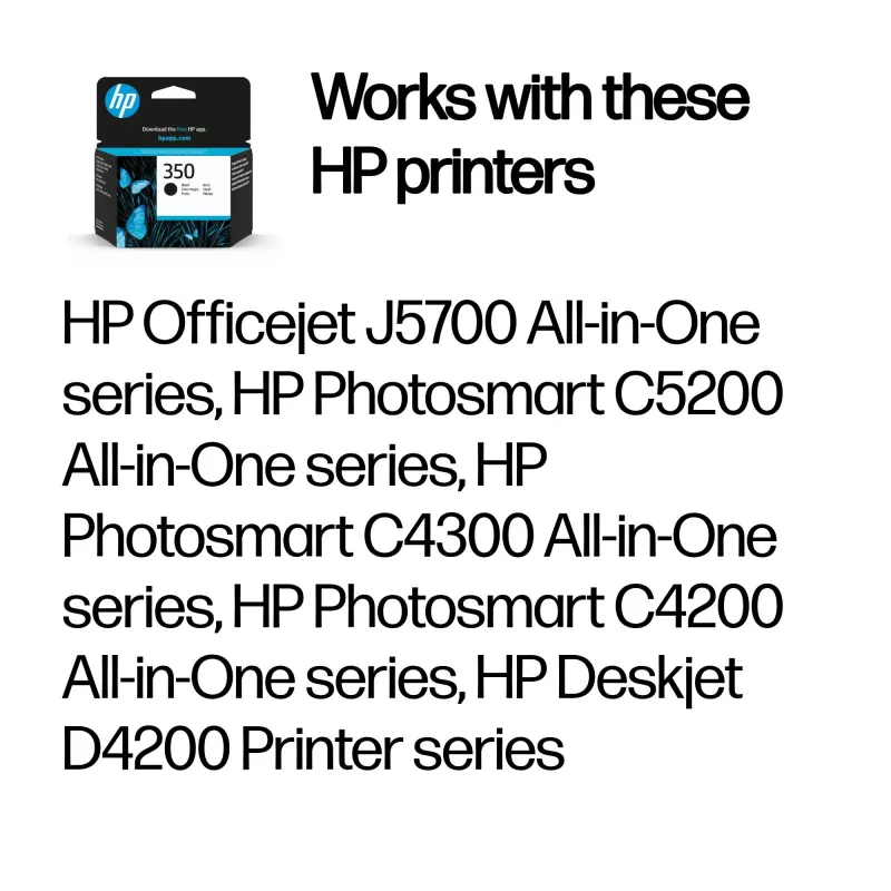 HP 350 cartucho de tinta original negro
