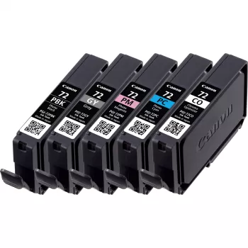 Canon PGI-72 PBK/GY/PM/PC/CO pack de 5 cartuchos de tinta