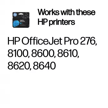 HP 951XL cartucho de tinta original cian (alto rendimiento)