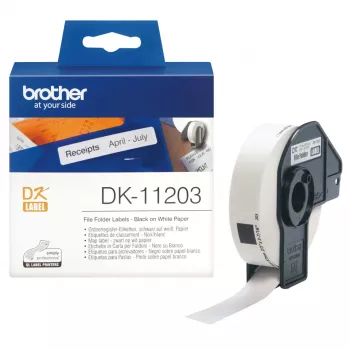 Etiquetas para archivador Brother DK11203
