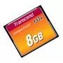 Tarjeta CompactFlash Transcend TS8GCF133, 8GB, 50MB/s lectura, 20MB/s escritura