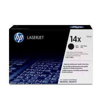 HP 14X cartucho de tóner original LaserJet negro de alto rendimiento, 17500 páginas, negro, 1 ud.