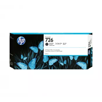Cartucho de tinta HP 726 300 ml negro mate DesignJet