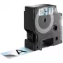 Etiquetas DYMO Authentic D1 | rollo de 24 mm x 7 m | impresión negra sobre transparente | etiquetas autoadhesivas para impresoras de etiquetas LabelManager