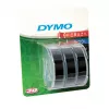 Cinta de rotular original DYMO | rollos de 9 mm x 3 m | letras blancas sobre negro | autoadhesiva | para rotuladoras | 3 uds.