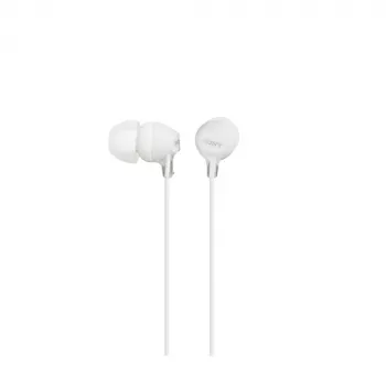 Sony MDR-EX15AP, con cable, 8 - 22000 Hz, para llamadas/música, 3 g, auricular con micrófono, blanco