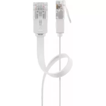 Cable de red Goobay 95156 RJ-45 Cat6 10 m blanco