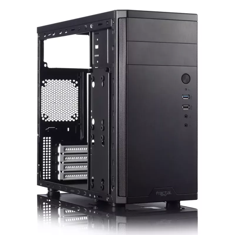 Caja de PC Fractal Design Core 1100 Mini Tower negra