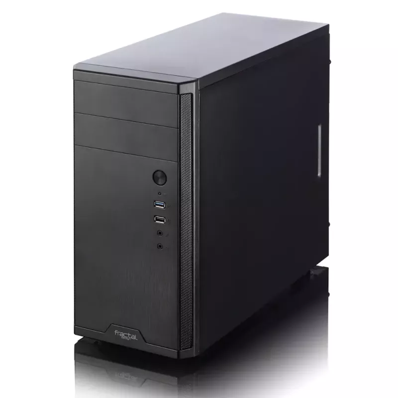 Caja de PC Fractal Design Core 1100 Mini Tower negra