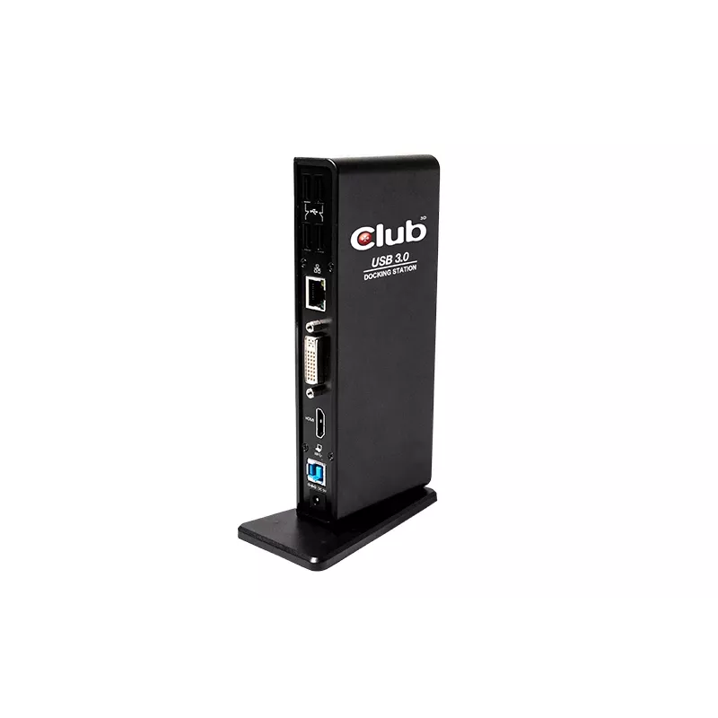 CLUB3D USB Gen1 Type A Dual Display (HDMI y DVI) DisplayLink™ Docking Station