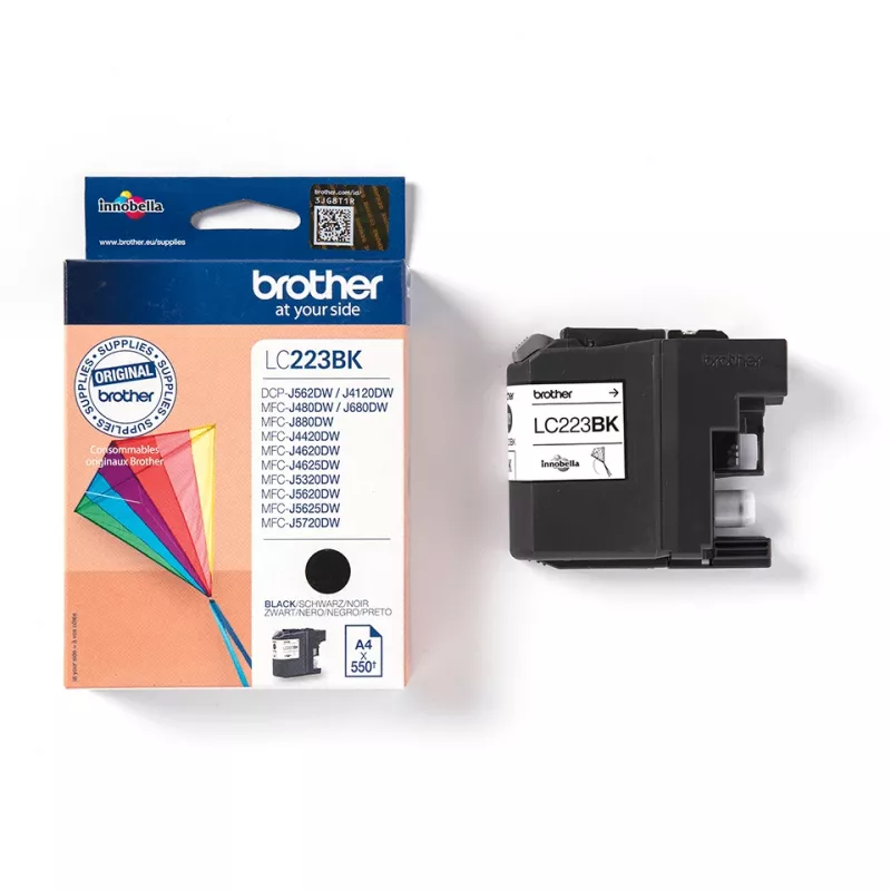 Brother LC-223BK Cartucho de tinta 1 ud. Original Negro