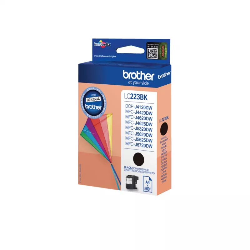 Brother LC-223BK Cartucho de tinta 1 ud. Original Negro