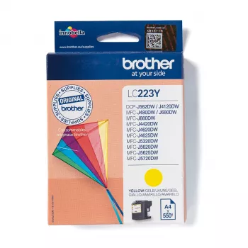 Brother LC223Y Cartucho de tinta 1 ud. Original Amarillo