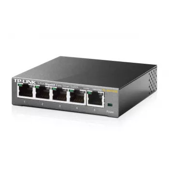 TP-Link Switch Gigabit Easy Smart de 5 puertos, Gestionado, L2, Gigabit Ethernet (10/100/1000)