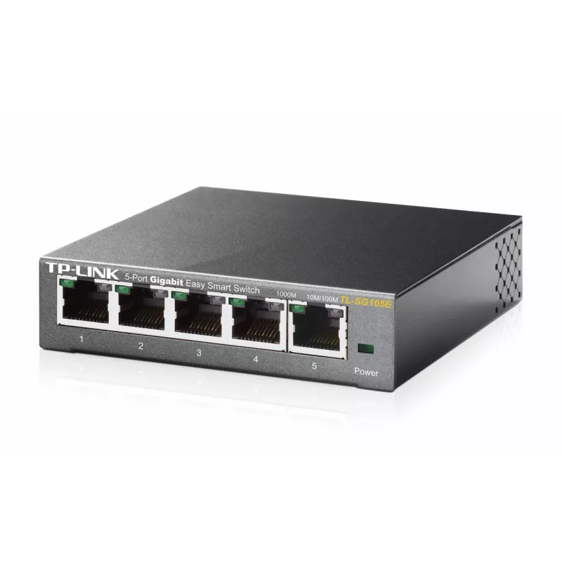 TP-Link Switch Gigabit Easy Smart de 5 puertos, Gestionado, L2, Gigabit Ethernet (10/100/1000)