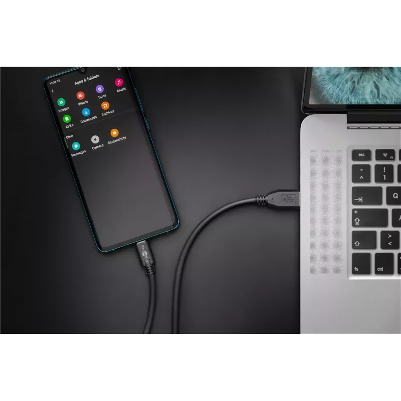 Cable de carga USB-C a USB-A Goobay 67999