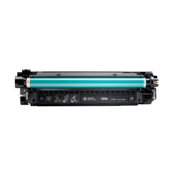 HP 508X High Yield Cartucho de tóner Original LaserJet Negro, 12.500 páginas, Negro, 1 ud.