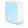 Router WLAN TP-Link TL-WR802N Fast Ethernet banda única (2,4 GHz) Azul, Blanco