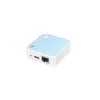Router WLAN TP-Link TL-WR802N Fast Ethernet banda única (2,4 GHz) Azul, Blanco