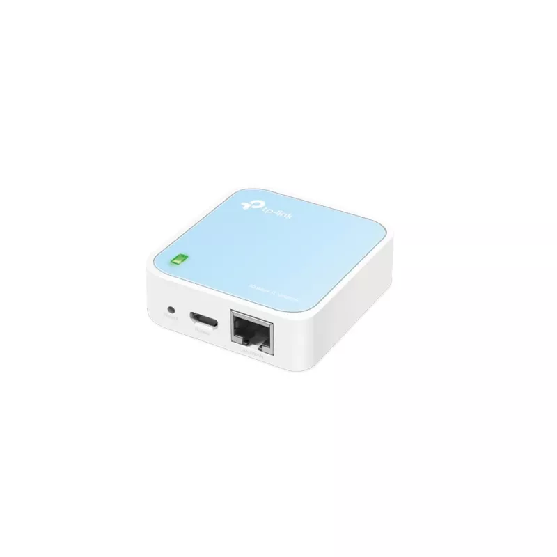 Router WLAN TP-Link TL-WR802N Fast Ethernet banda única (2,4 GHz) Azul, Blanco