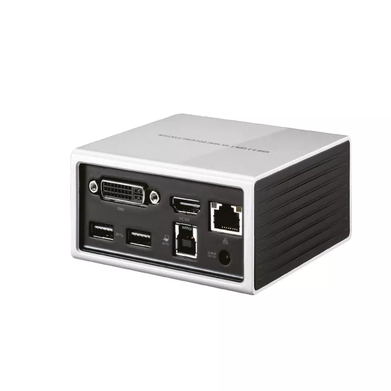 Estación de acoplamiento mini CLUB3D USB 3.2 Gen 1 4K UHD a 30Hz diseño ultra slim
