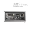Estación de acoplamiento mini CLUB3D USB 3.2 Gen 1 4K UHD a 30Hz diseño ultra slim