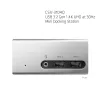 Estación de acoplamiento mini CLUB3D USB 3.2 Gen 1 4K UHD a 30Hz diseño ultra slim