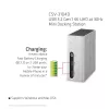 Estación de acoplamiento mini CLUB3D USB 3.2 Gen 1 4K UHD a 30Hz diseño ultra slim