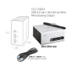 Estación de acoplamiento mini CLUB3D USB 3.2 Gen 1 4K UHD a 30Hz diseño ultra slim