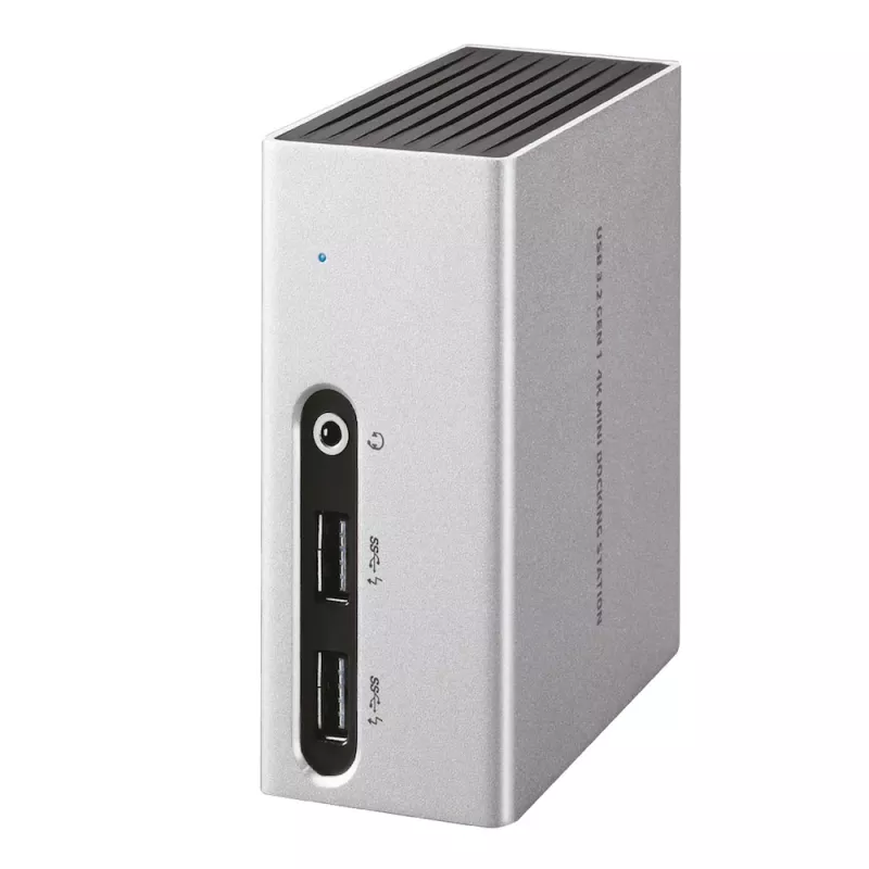 Estación de acoplamiento mini CLUB3D USB 3.2 Gen 1 4K UHD a 30Hz diseño ultra slim