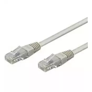 Cable de red Goobay CAT 6-100 UTP RJ-45 1 m Gris