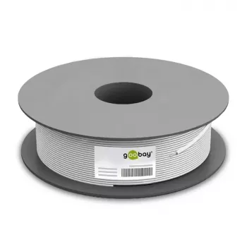 Cable de red Goobay CAT 5e U/UTP 100 m Gris