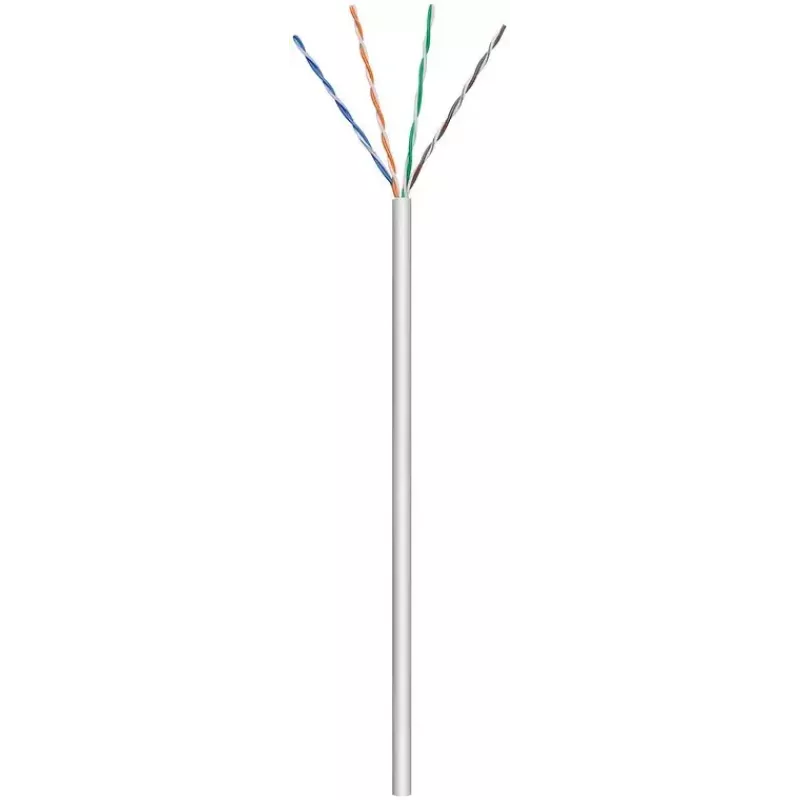 Cable de red Goobay CAT 5e U/UTP 100 m Gris