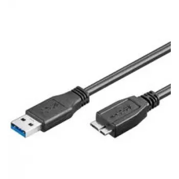 Cable USB Goobay 1 m USB 3.0 A/micro-B Negro