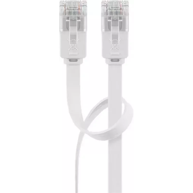 Cable de red Goobay 93357 RJ-45 Cat5e 0,5 m blanco