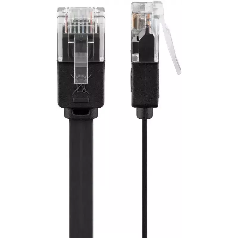 Cable de red Goobay 95387 RJ-45 Cat6 5 m Negro
